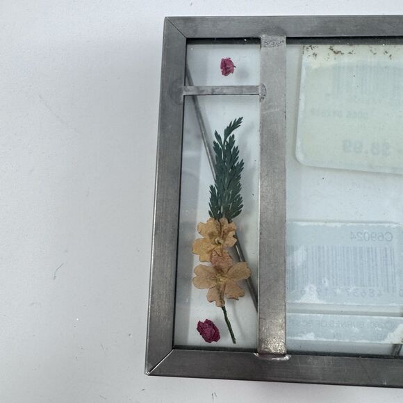 Carr Pressed Flower Picture Frames 2.5”x3.5” Set of 3 Vintage 2001 - Picture 6 of 8